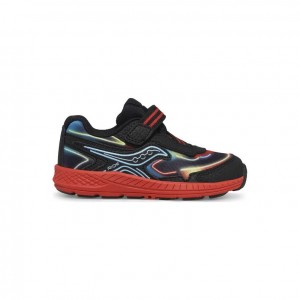 Black Little Kids' Saucony Ride 10 Jr. Sneakers | MALAYSIA-SEXL