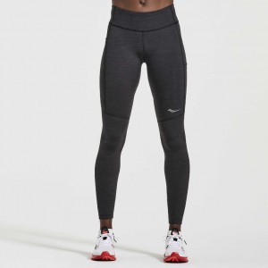 Black Women's Saucony Fortify Tight | MALAYSIA-JSKP