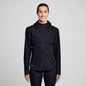 Black Women's Saucony Runshield Jacket | MALAYSIA-BPNT