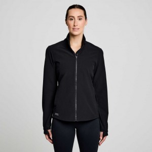 Black Women's Saucony Triumph Jacket | MALAYSIA-KJQR