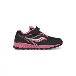 Black / Pink Big Kids' Saucony Cohesion TR14 A/C Sneakers | MALAYSIA-FZXH