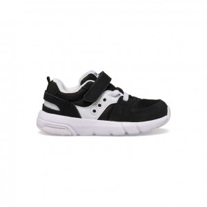 Black / White Little Kids' Saucony Jazz Lite 2.0 Sneakers | MALAYSIA-NEYC