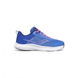 Blue Big Kids' Saucony Axon 3 Sneakers | MALAYSIA-PTOK