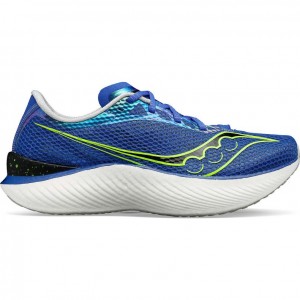 Blue Men's Saucony Endorphin Pro 3 Running Shoes | MALAYSIA-QHGZ