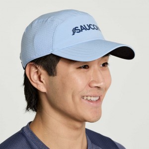 Blue Men's Saucony Outpace Hat | MALAYSIA-DZIN