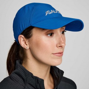 Blue Women's Saucony Outpace Hat | MALAYSIA-UJTV