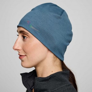 Blue Women's Saucony Solstice Beanie | MALAYSIA-UBCE