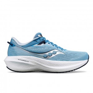 Blue Women's Saucony Triumph 21 Running Shoes | MALAYSIA-PTXL