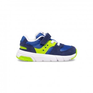 Blue / Green Little Kids' Saucony Jazz Lite 2.0 Sneakers | MALAYSIA-ZFEK