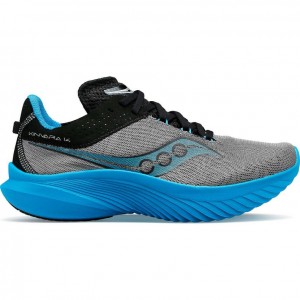 Blue / Grey Men's Saucony Kinvara 14 Running Shoes | MALAYSIA-AGDZ