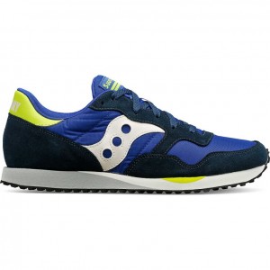 Blue / White / Light Green Men's Saucony DXN Sneakers | MALAYSIA-CJTF