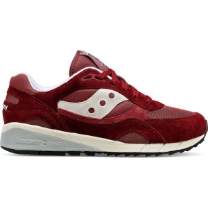 Burgundy Women's Saucony Shadow 6000 Sneakers | MALAYSIA-SUTH