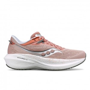 Coral Women's Saucony Triumph 21 Running Shoes | MALAYSIA-YKZW