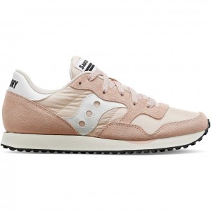 Coral / White Women's Saucony DXN Sneakers | MALAYSIA-LRWE