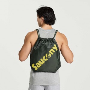 Dark Green Men's Saucony String Bag | MALAYSIA-NJRV