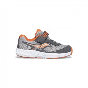 Grey Big Kids' Saucony Ride 10 Jr. Sneakers | MALAYSIA-FLZS