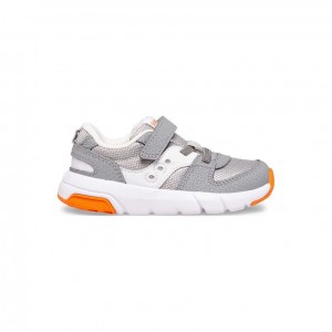 Grey Little Kids' Saucony Jazz Lite 2.0 Sneakers | MALAYSIA-HODW