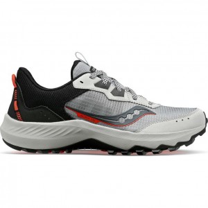 Grey Men's Saucony Aura TR Trail Running Shoes | MALAYSIA-HJKY