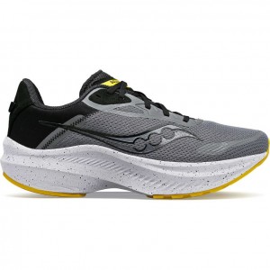 Grey Men's Saucony Axon 3 Running Shoes | MALAYSIA-TEYV