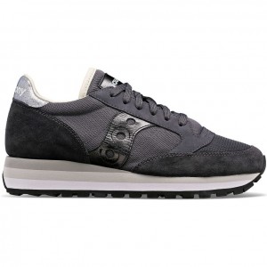 Grey Women's Saucony Jazz Triple Sneakers | MALAYSIA-RVXM