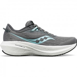 Grey Women's Saucony Triumph 21 Running Shoes | MALAYSIA-BPYH