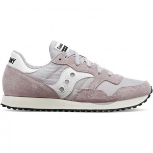 Grey / Pink Women's Saucony DXN Sneakers | MALAYSIA-IHGE