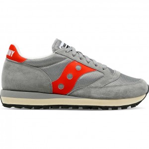 Grey / Red Men's Saucony Jazz 81 Sneakers | MALAYSIA-JHIZ