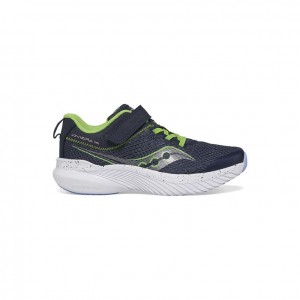 Navy Big Kids' Saucony Kinvara 14 A/C Sneakers | MALAYSIA-BKGY