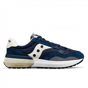 Navy / Cream Women's Saucony Jazz NXT Sneakers | MALAYSIA-PHGJ