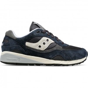 Navy / Grey Women's Saucony Shadow 6000 Sneakers | MALAYSIA-DSMX