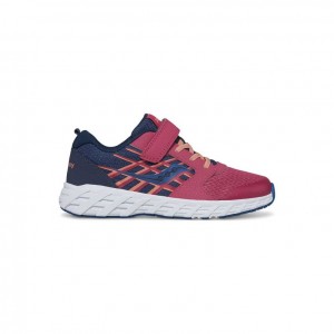 Navy / Red Big Kids' Saucony Wind 2.0 A/C Sneakers | MALAYSIA-VMCS