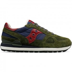 Olive Men's Saucony Shadow Original Premium Sneakers | MALAYSIA-SMGQ