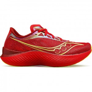 Red Men's Saucony Endorphin Pro 3 Running Shoes | MALAYSIA-ITJH