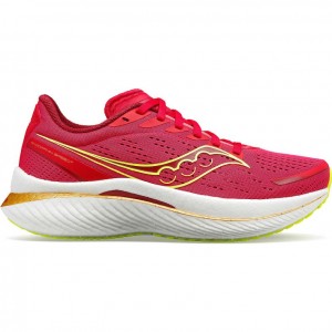 Red Women's Saucony Endorphin Speed 3 Running Shoes | MALAYSIA-IEVM