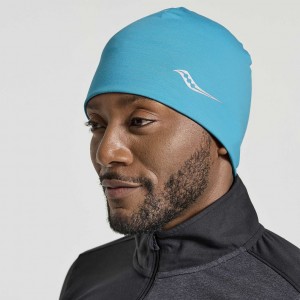 Turquoise Men's Saucony Solstice Beanie | MALAYSIA-WXGH