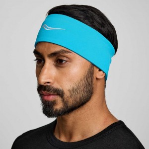 Turquoise Men's Saucony Solstice Headband | MALAYSIA-JRNY