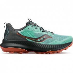 Turquoise Women's Saucony Blaze TR Trail Running Shoes | MALAYSIA-OQWE