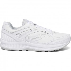 White Men's Saucony Echelon Walker 3 Wide Running Shoes | MALAYSIA-GZKR