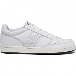 White Men's Saucony Jazz Court Sneakers | MALAYSIA-WXOP