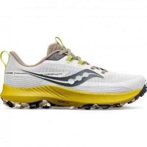 White Men's Saucony Peregrine 13 Trail Running Shoes | MALAYSIA-MLWC