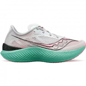 White Women's Saucony Endorphin Pro 3 Running Shoes | MALAYSIA-CAFP