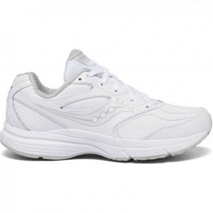 White Women's Saucony Integrity Walker 3 Extra Wide Running Shoes | MALAYSIA-YRJK