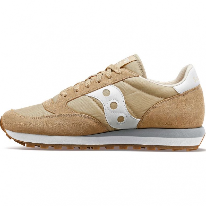 Beige Men's Saucony Jazz Original Sneakers | MALAYSIA-FPJN