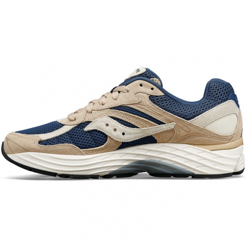 Beige / Blue Men's Saucony ProGrid Omni 9 Premium Sneakers | MALAYSIA-JYXZ