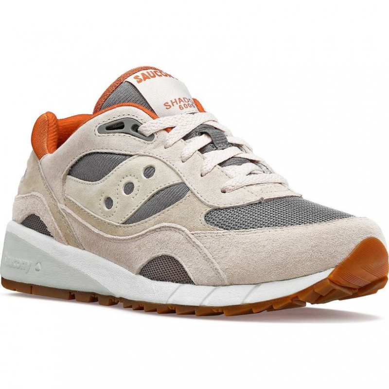 Beige / Grey Men's Saucony Shadow 6000 Sneakers | MALAYSIA-ZNIA