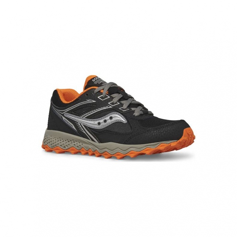 Black Big Kids' Saucony Cohesion TR14 Lace Sneakers | MALAYSIA-GEMA