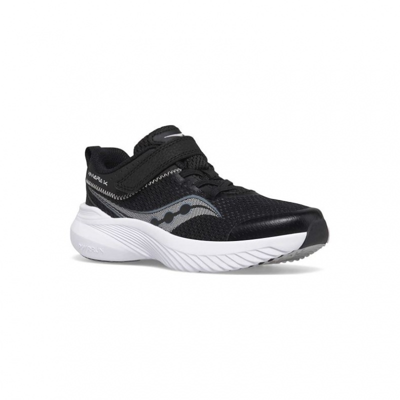 Black Big Kids' Saucony Kinvara 14 A/C Sneakers | MALAYSIA-UFTO