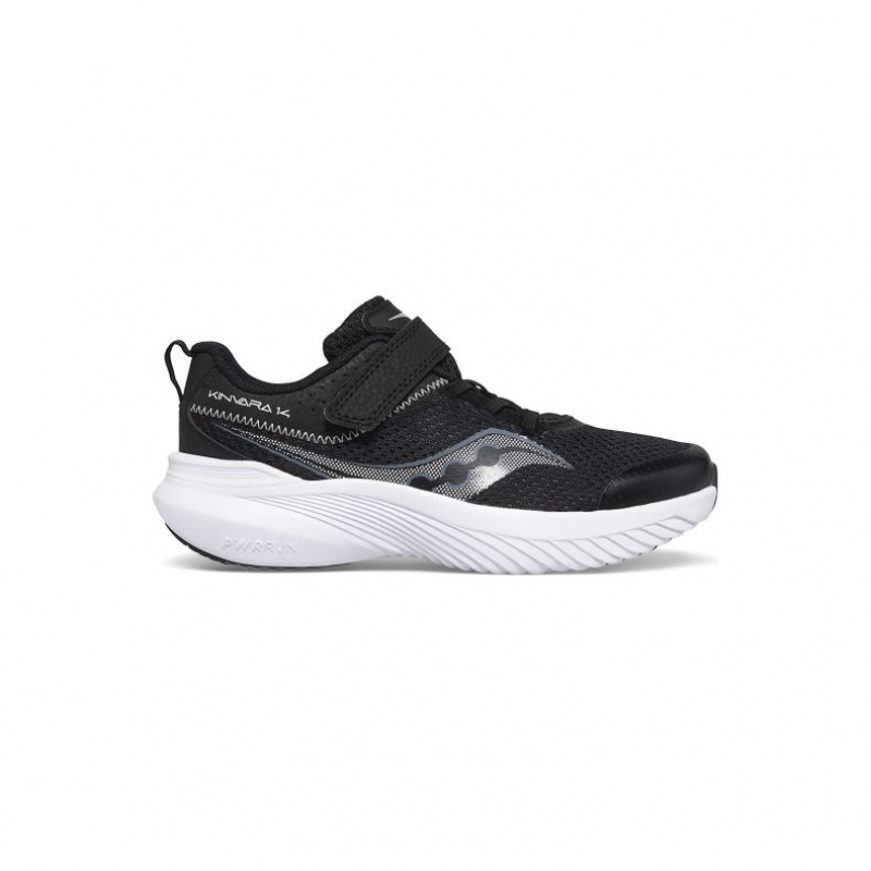 Black Big Kids\' Saucony Kinvara 14 A/C Sneakers | MALAYSIA-UFTO