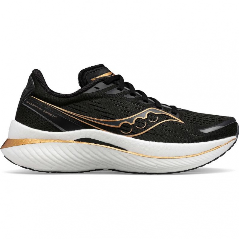 Black Men\'s Saucony Endorphin Speed 3 Running Shoes | MALAYSIA-AKBC