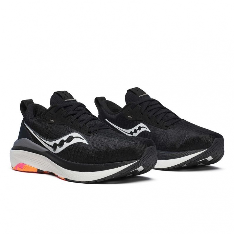 Black Men's Saucony Freedom Crossport Running Shoes | MALAYSIA-VUOK